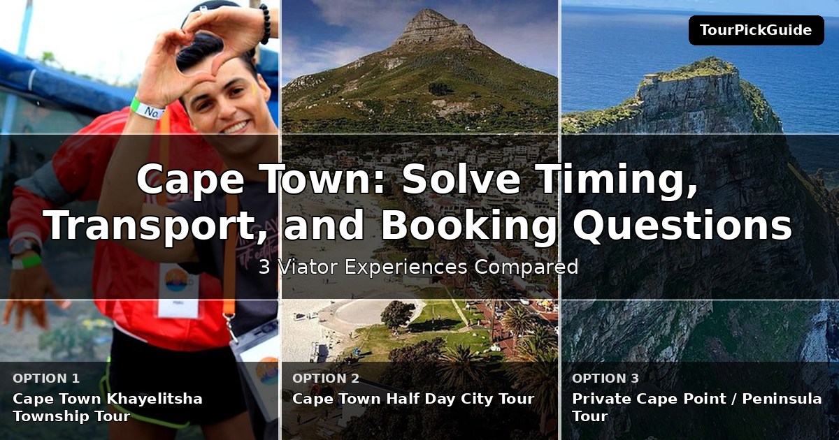 Cape Town experiences beyond the highlights – three Viator experiences compared