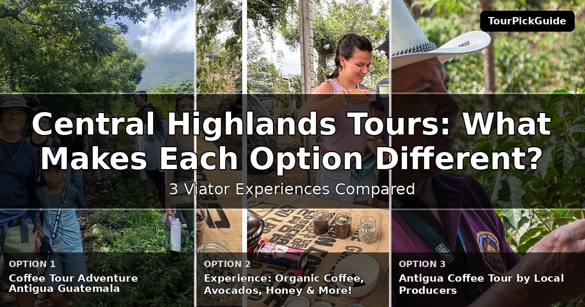 Central Highlands tours – three Viator experiences compared