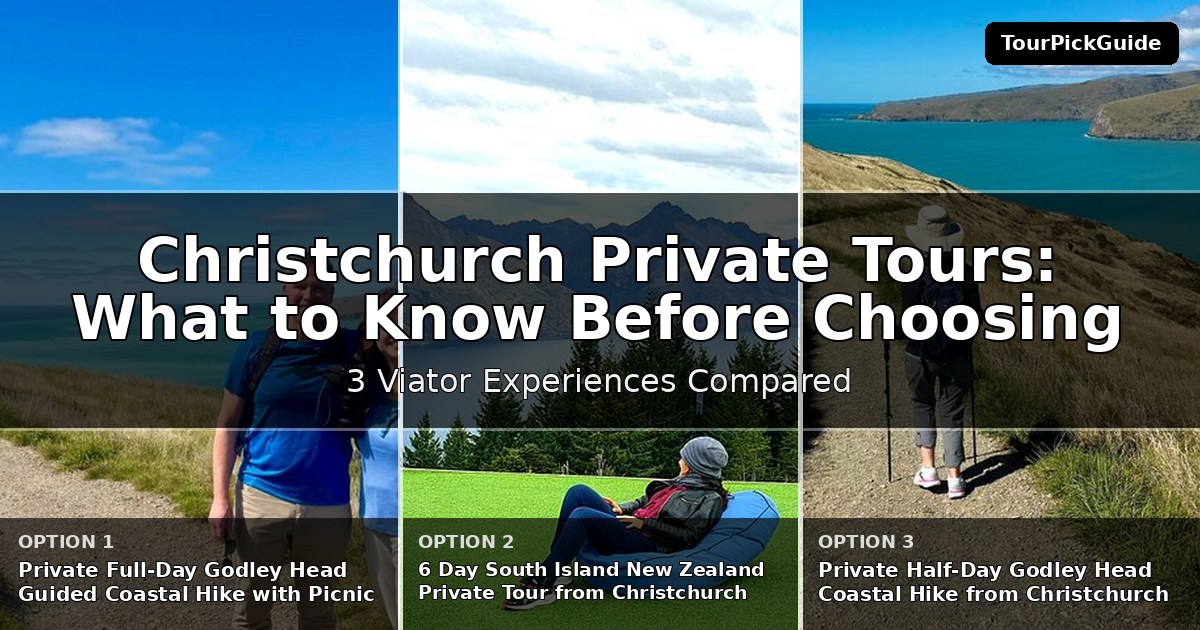 Christchurch private tours – three Viator experiences compared