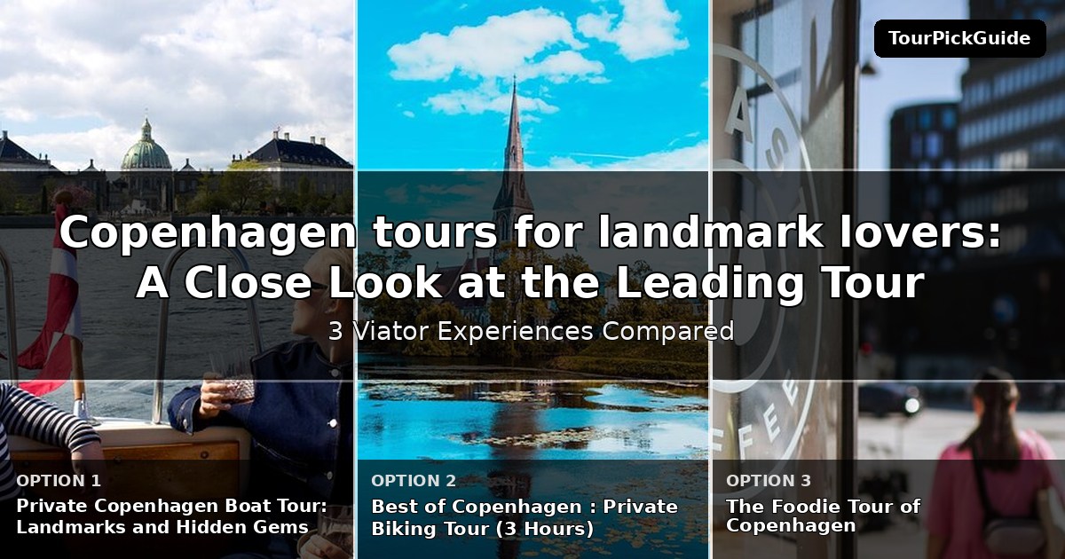 Copenhagen tours for landmark lovers – three Viator experiences compared