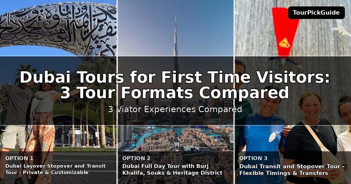 Dubai tours for first time visitors – three Viator experiences compared