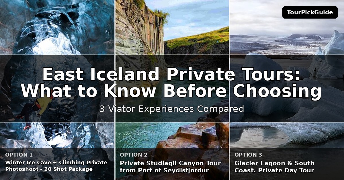 East Iceland private tours – three Viator experiences compared
