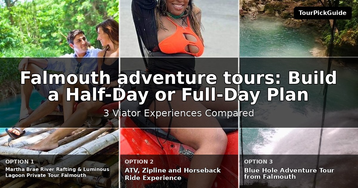 Falmouth adventure tours – three Viator experiences compared