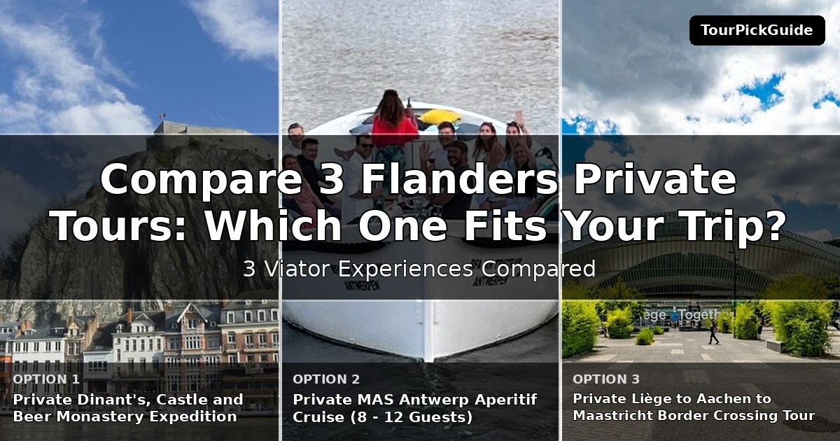 Flanders private tours – three Viator experiences compared