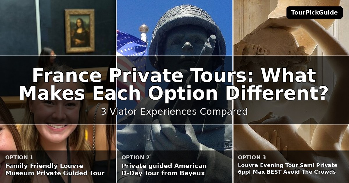 France private tours – three Viator experiences compared