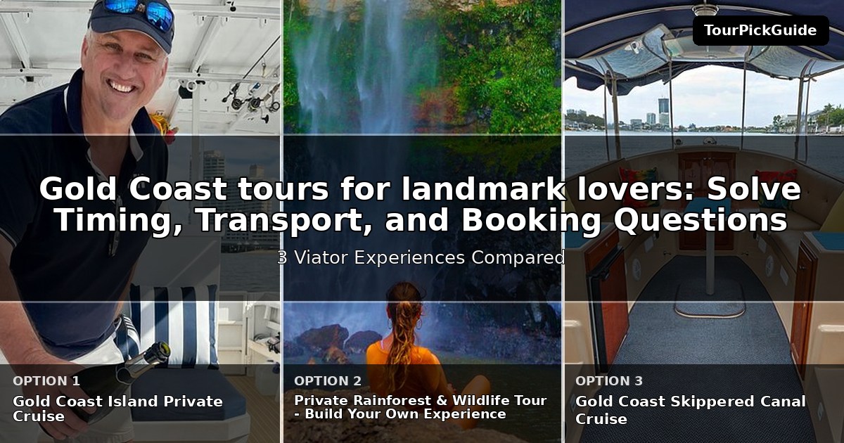 Gold Coast tours for landmark lovers – three Viator experiences compared