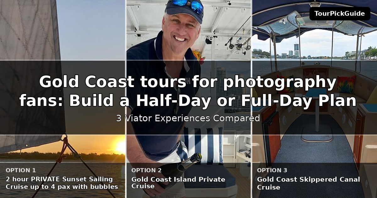 Gold Coast tours for photography fans – three Viator experiences compared
