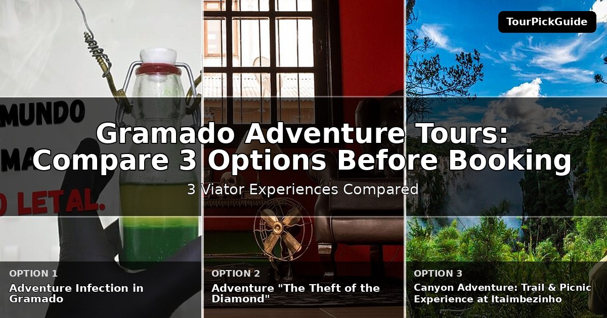 Gramado adventure tours – three Viator experiences compared