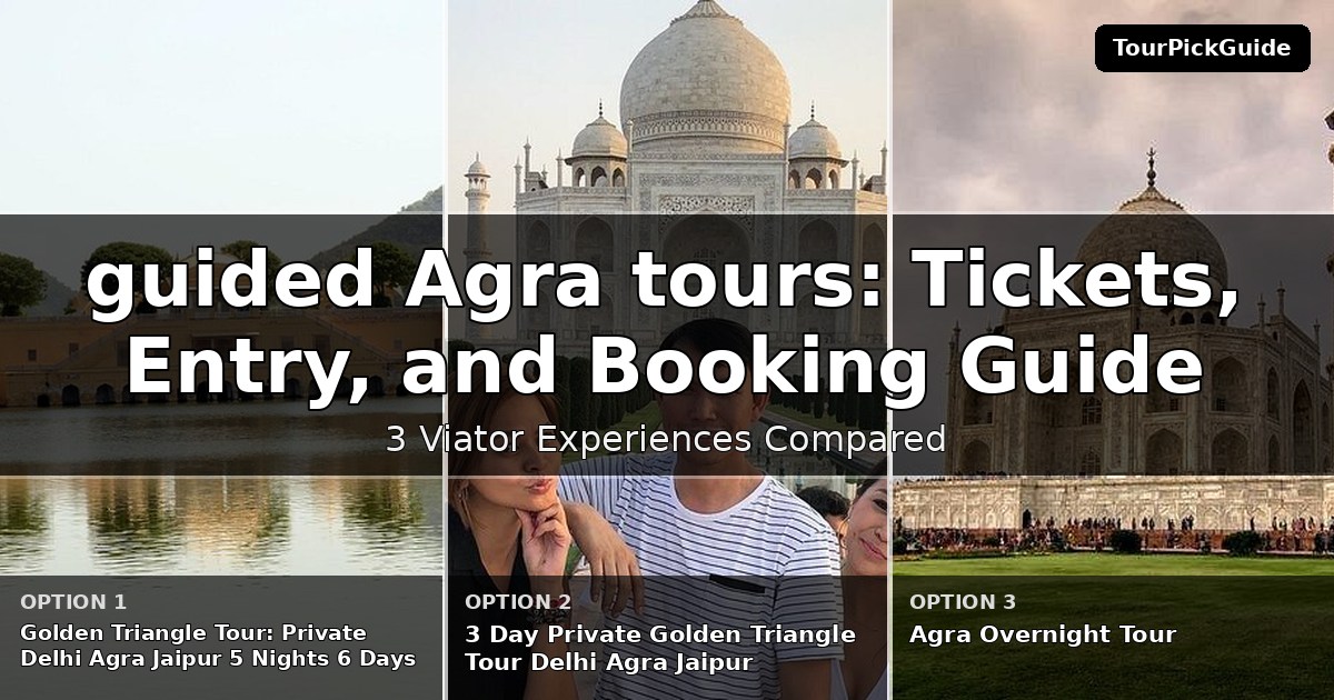 guided Agra tours – three Viator experiences compared