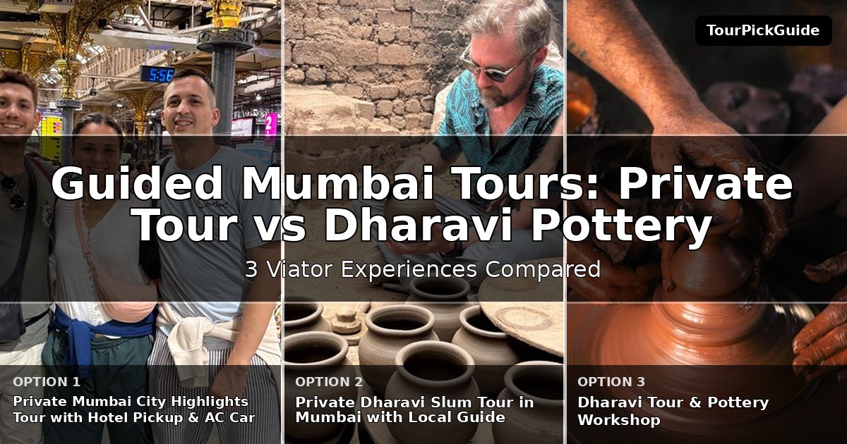 guided Mumbai tours – three Viator experiences compared