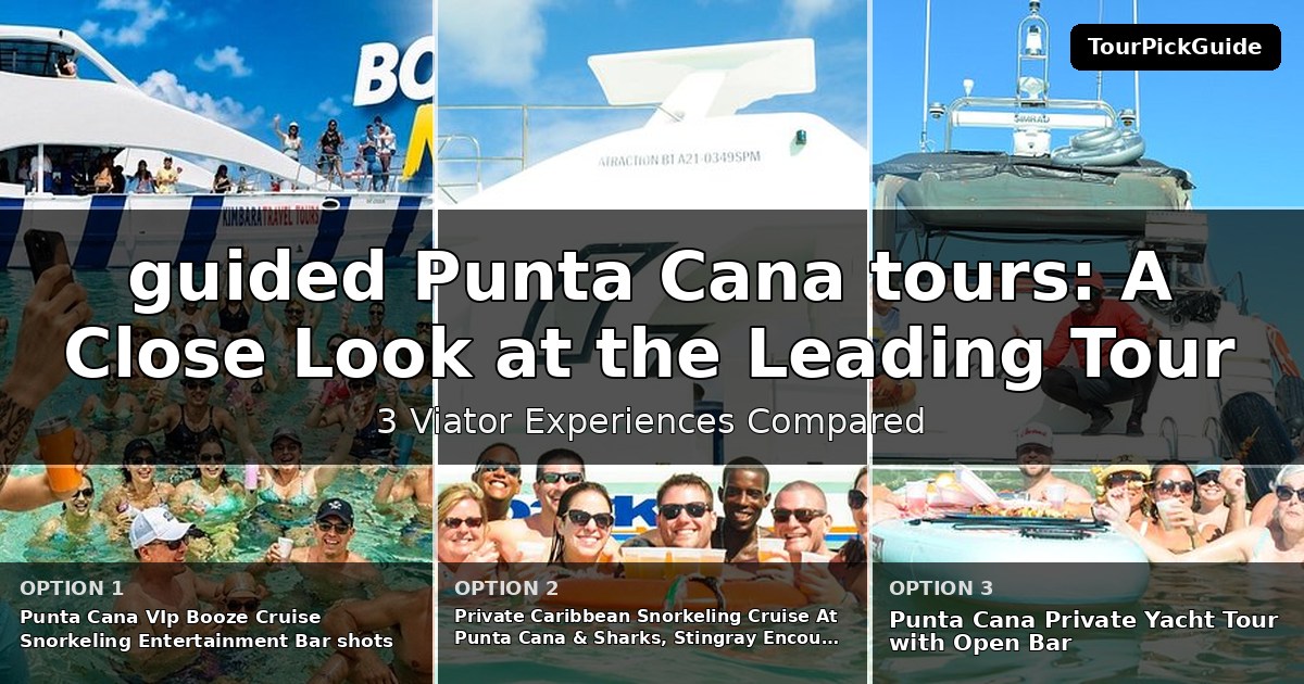 guided Punta Cana tours – three Viator experiences compared