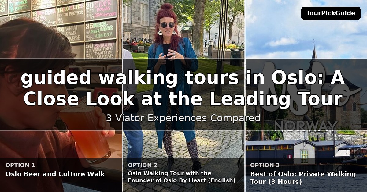 guided walking tours in Oslo – three Viator experiences compared