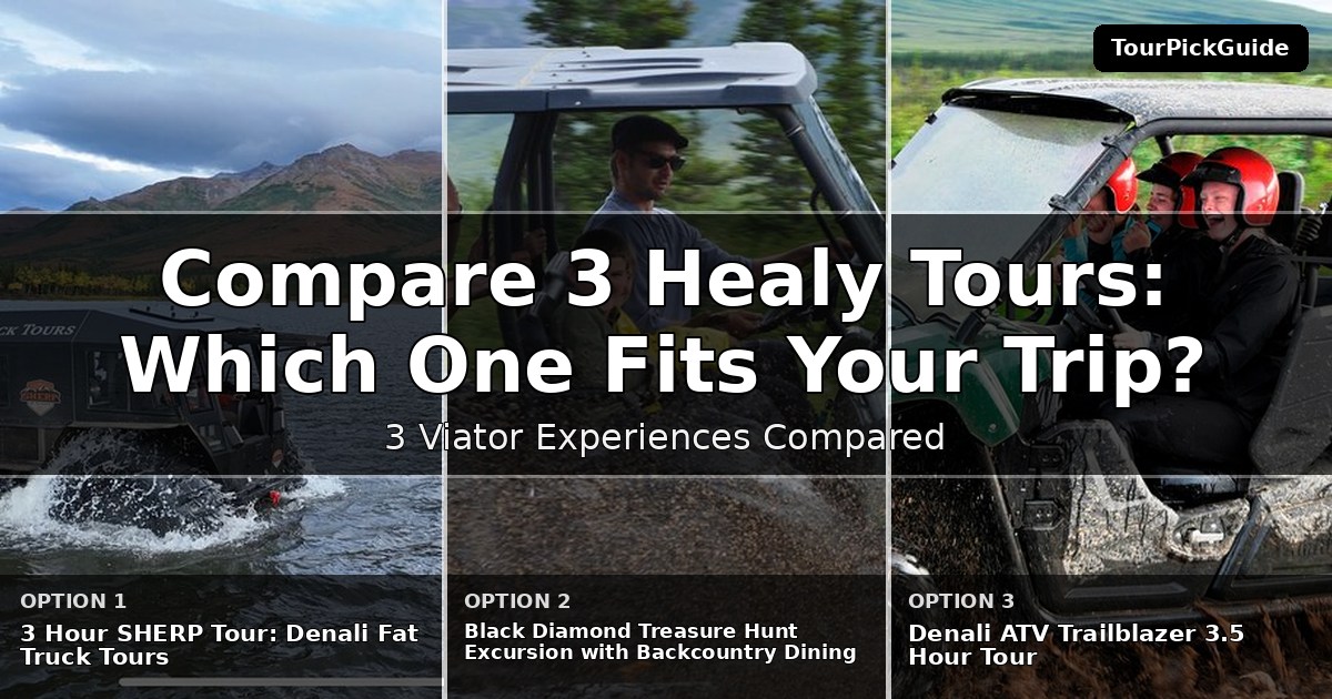Healy tours – three Viator experiences compared