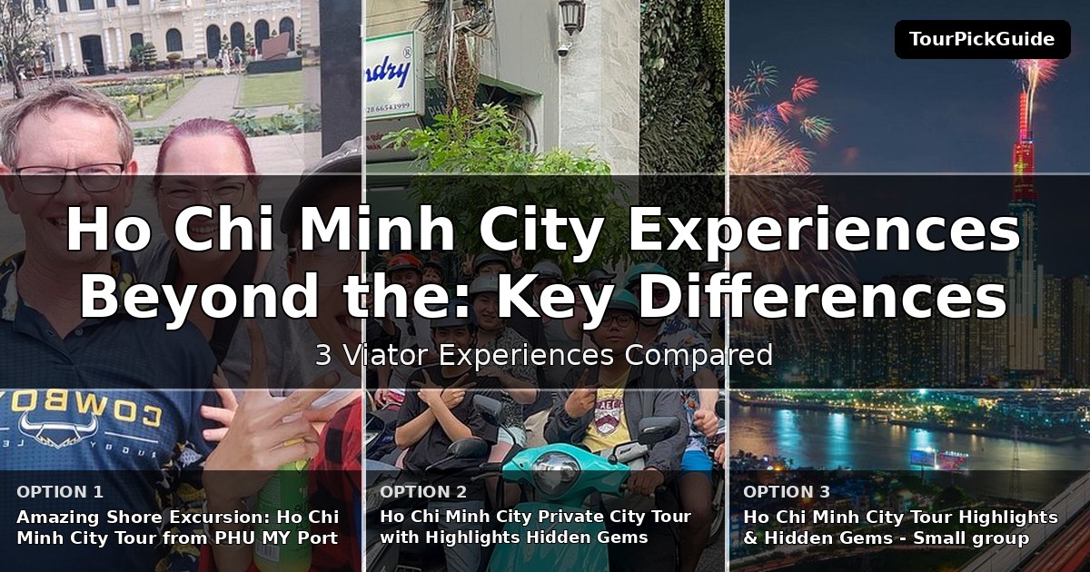 Ho Chi Minh City experiences beyond the highlights – three Viator experiences compared