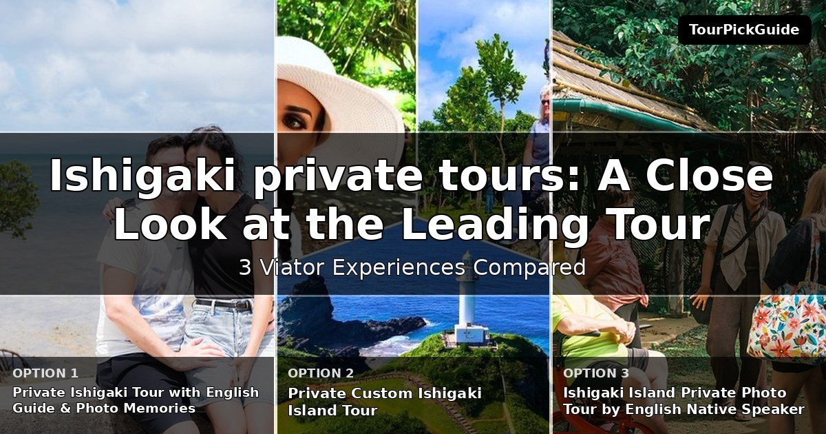 Ishigaki private tours – three Viator experiences compared