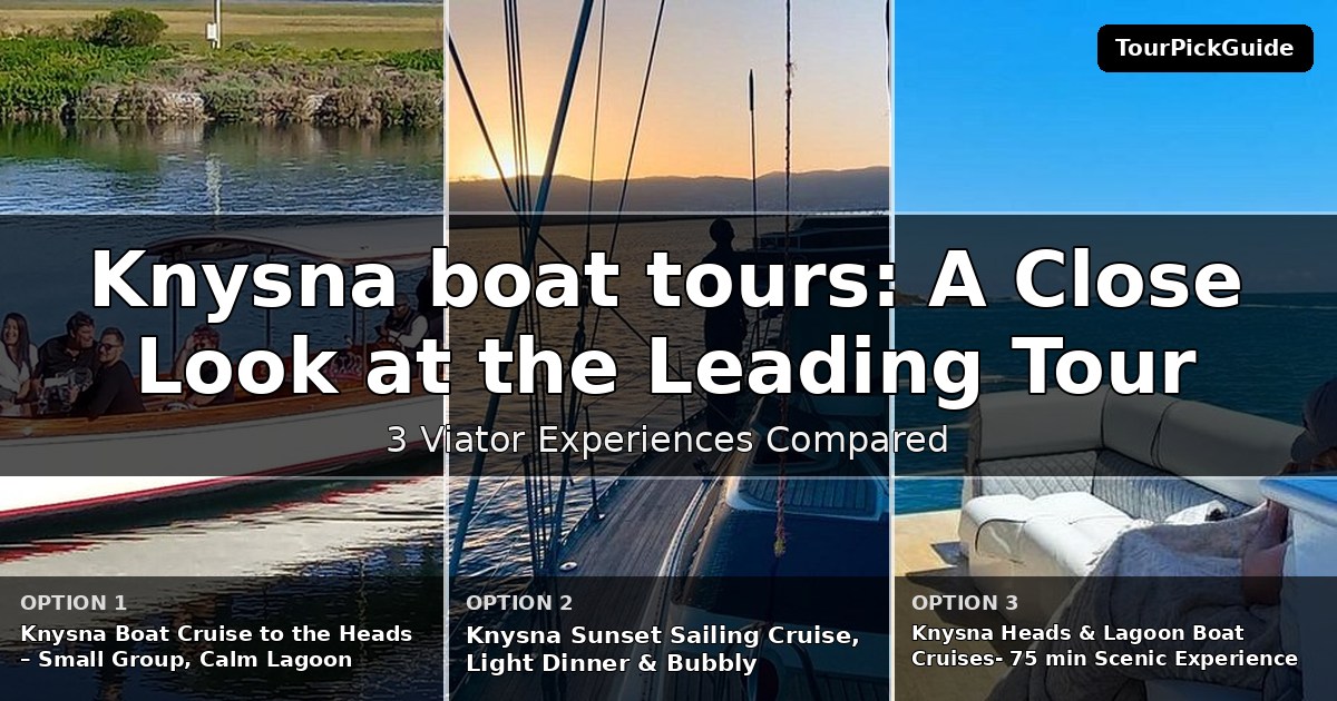 Knysna boat tours – three Viator experiences compared