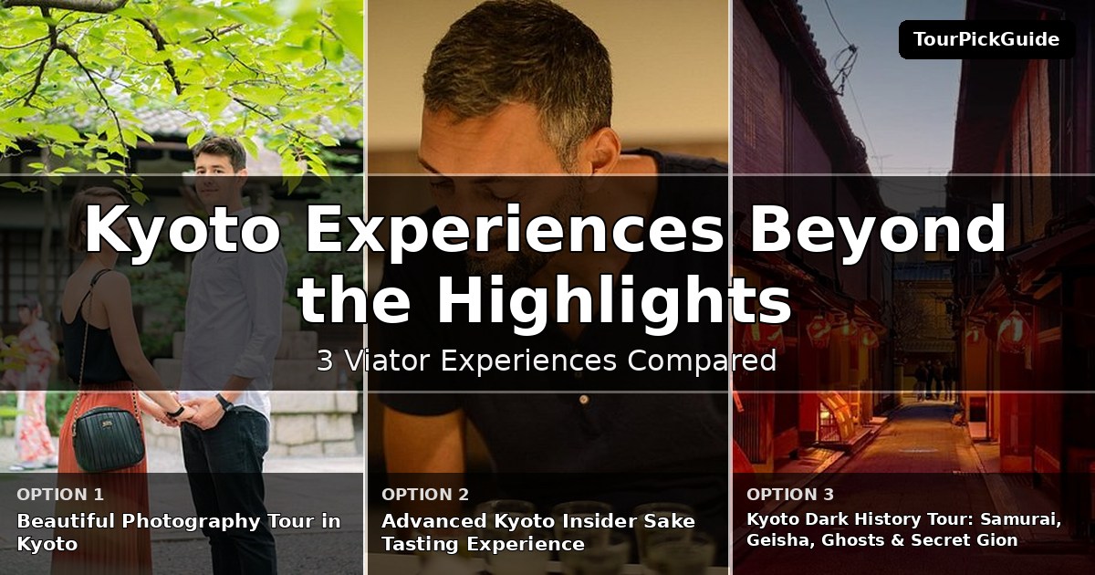 Kyoto experiences beyond the highlights – three Viator experiences compared