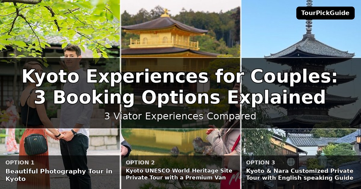 Kyoto experiences for couples – three Viator experiences compared