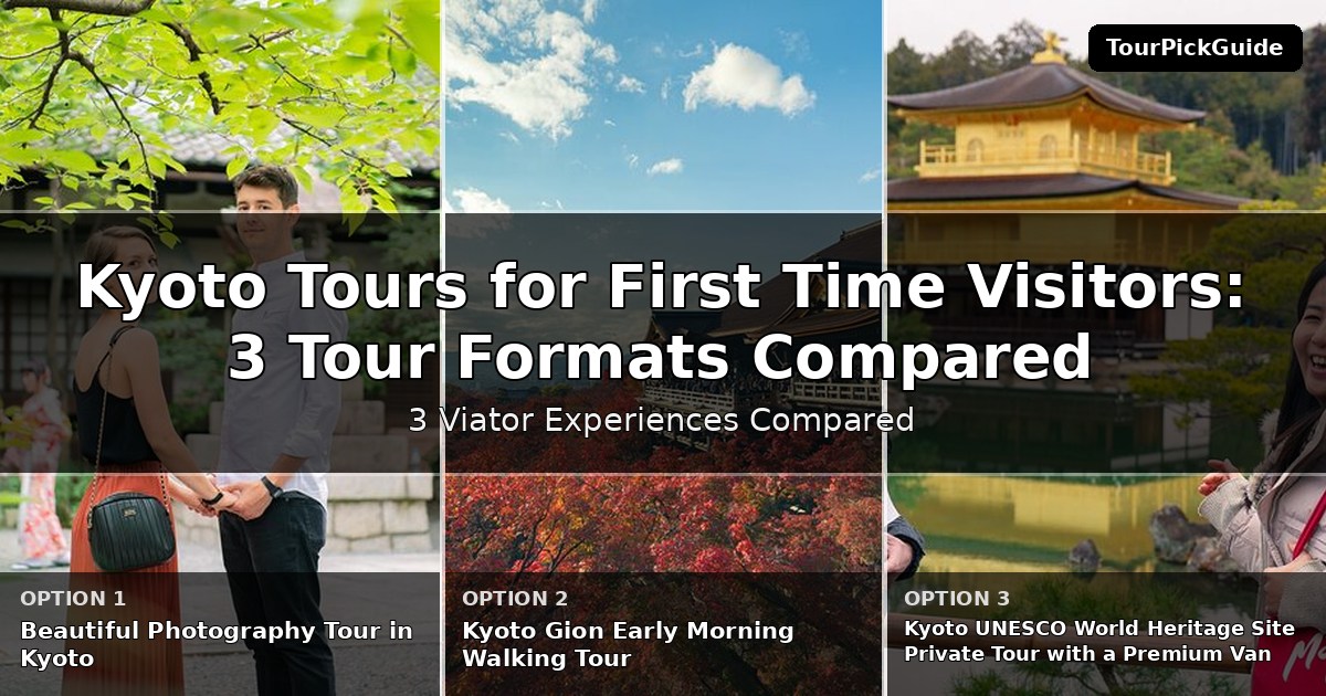 Kyoto tours for first time visitors – three Viator experiences compared