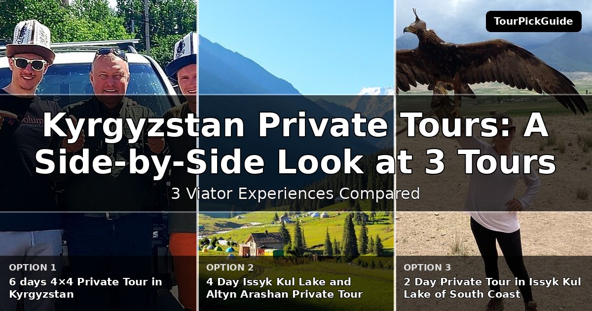 Kyrgyzstan private tours – three Viator experiences compared