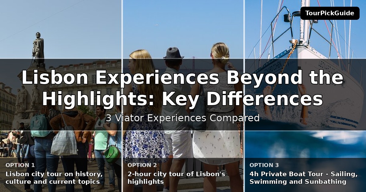 Lisbon experiences beyond the highlights – three Viator experiences compared