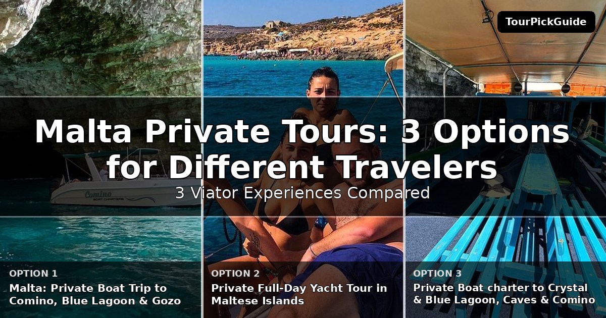 Malta private tours – three Viator experiences compared