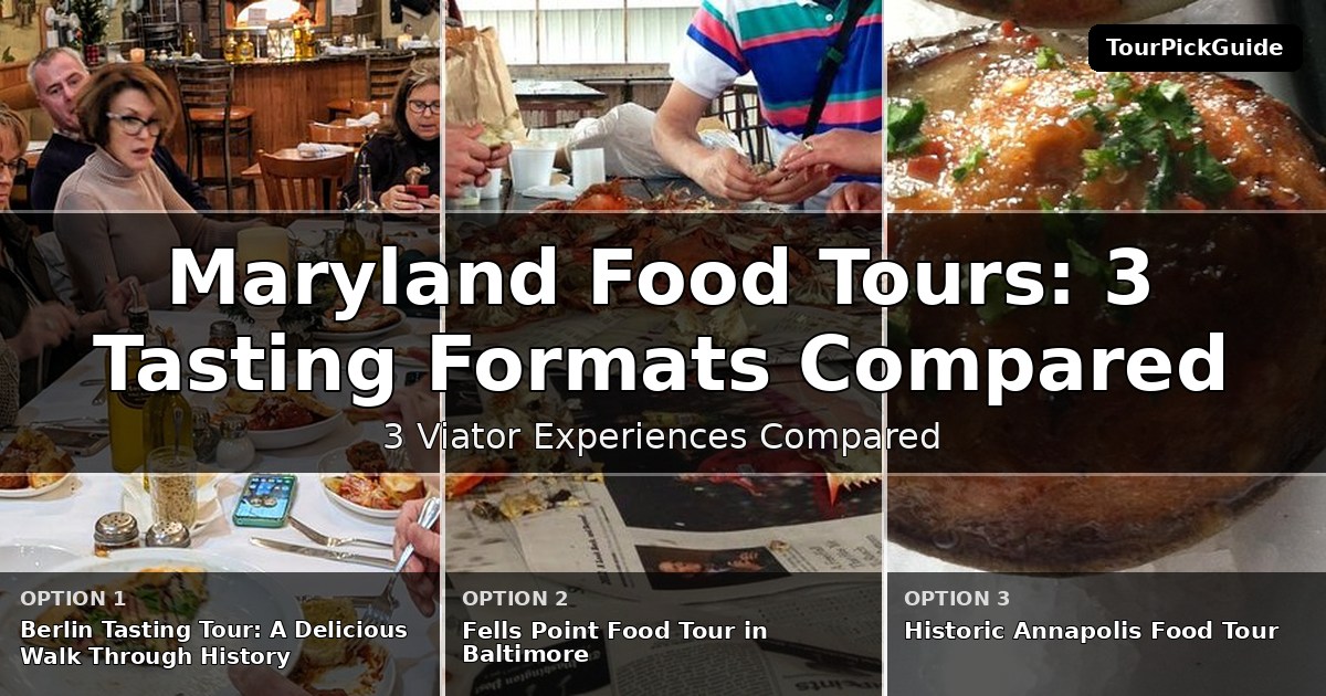 Maryland food tours – three Viator experiences compared