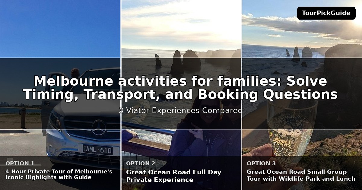 Melbourne activities for families – three Viator experiences compared