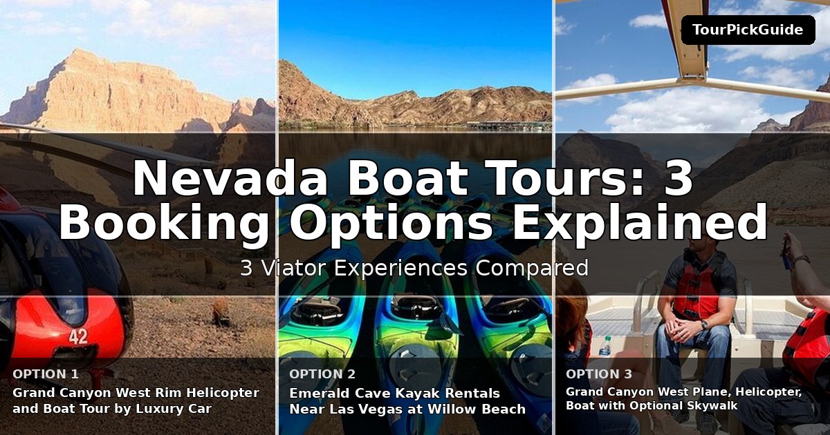 Nevada boat tours – three Viator experiences compared