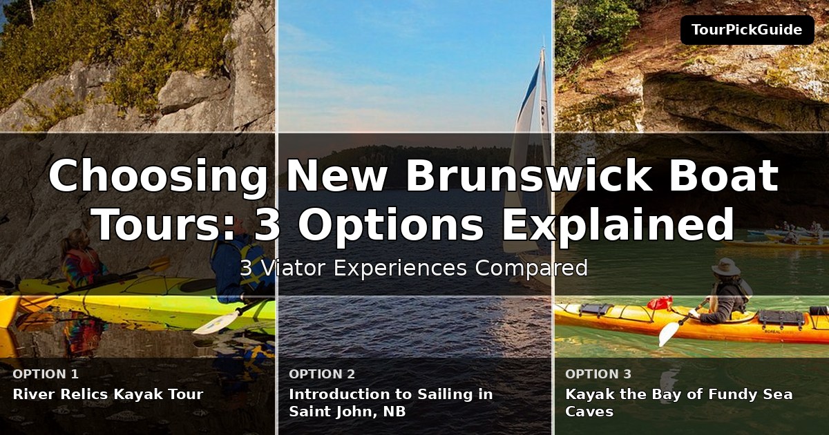 New Brunswick boat tours – three Viator experiences compared