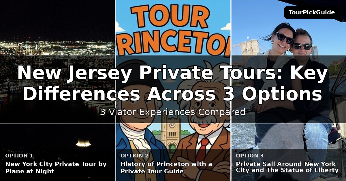 New Jersey private tours – three Viator experiences compared
