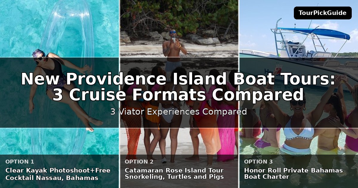 New Providence Island boat tours – three Viator experiences compared