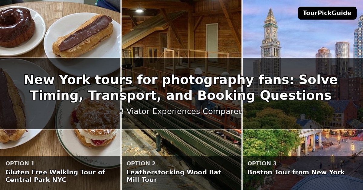 New York tours for photography fans – three Viator experiences compared