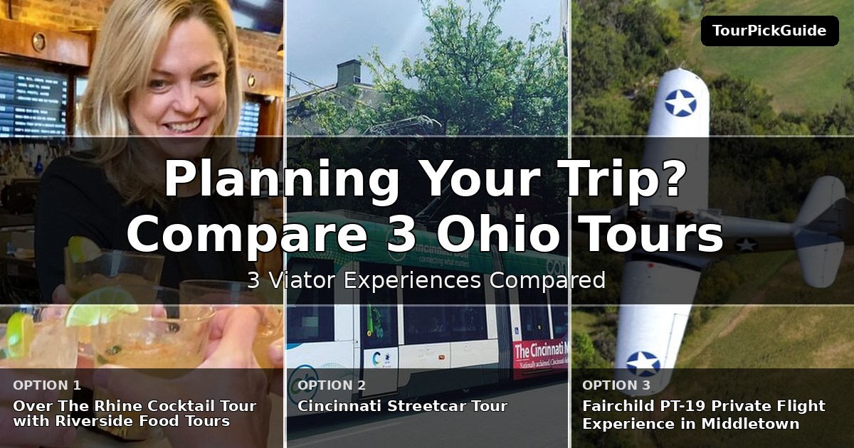 Ohio tours – three Viator experiences compared
