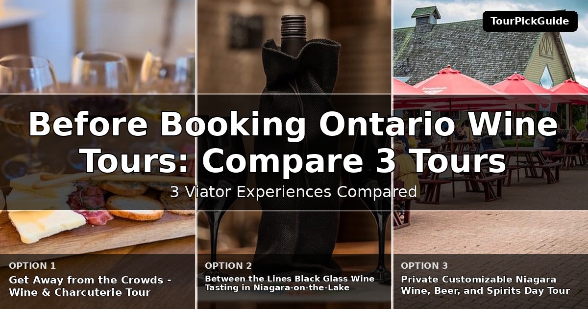 Ontario wine tours – three Viator experiences compared