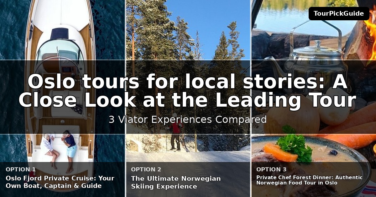 Oslo tours for local stories – three Viator experiences compared