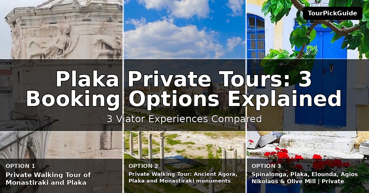 Plaka private tours – three Viator experiences compared