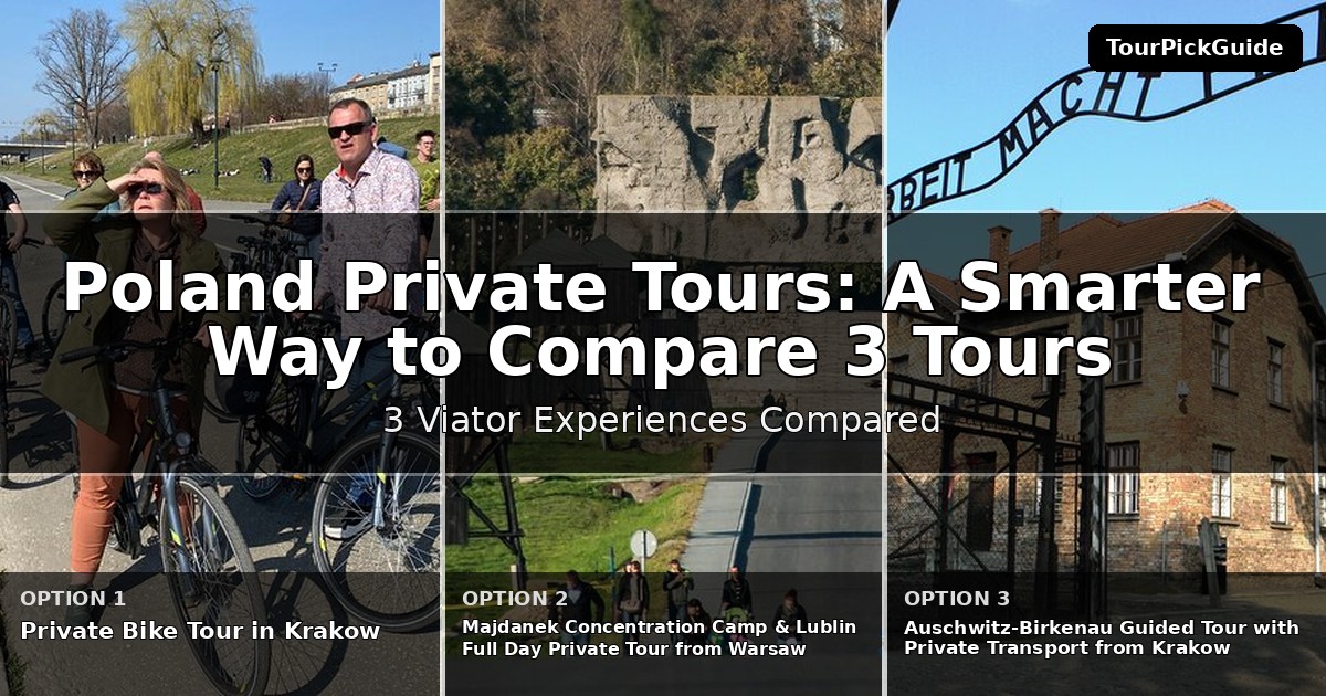 Poland private tours – three Viator experiences compared