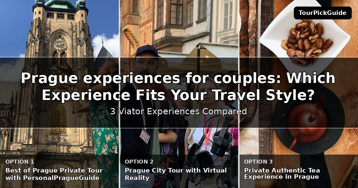 Prague experiences for couples – three Viator experiences compared