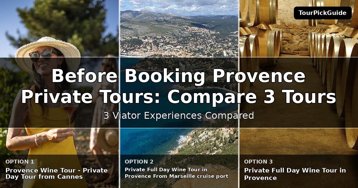 Provence private tours – three Viator experiences compared