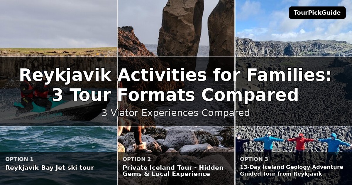 Reykjavik activities for families – three Viator experiences compared