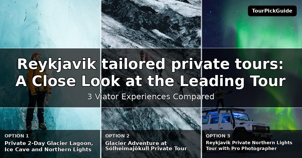 Reykjavik tailored private tours – three Viator experiences compared