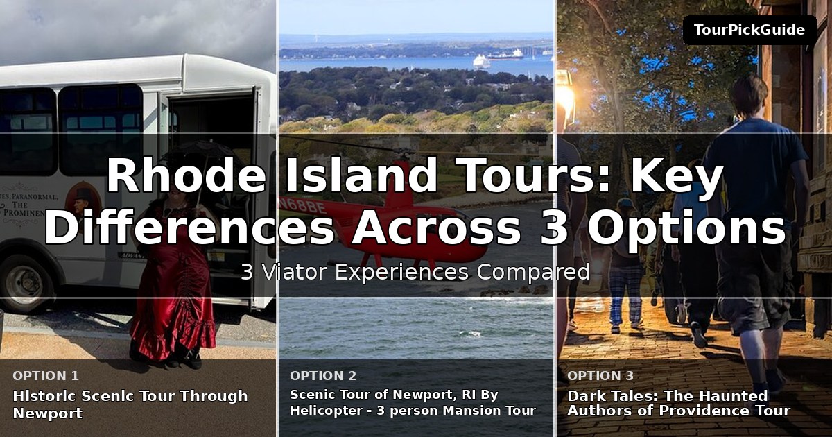 Rhode Island tours – three Viator experiences compared