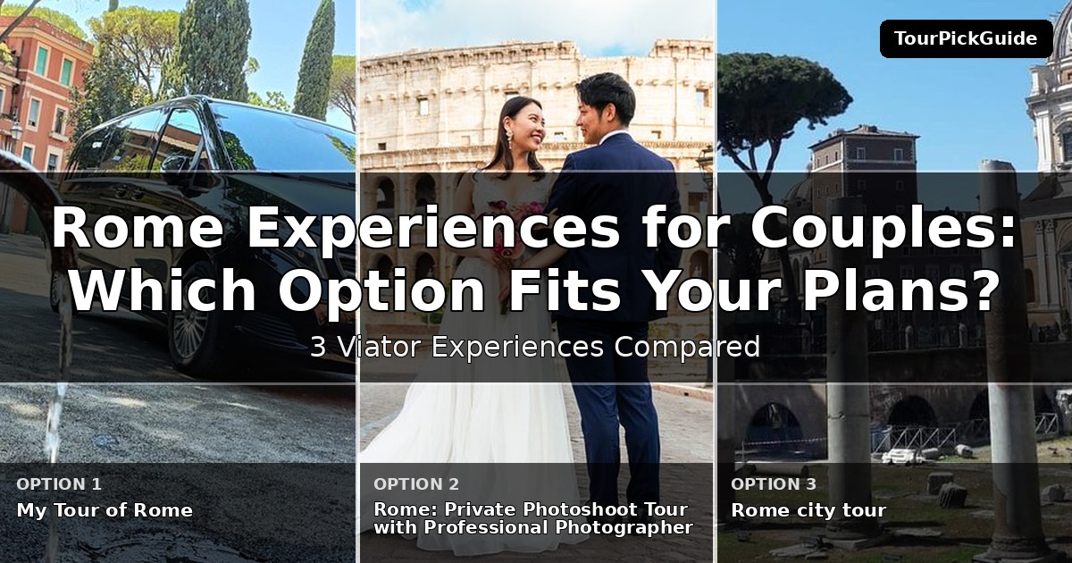 Rome experiences for couples – three Viator experiences compared
