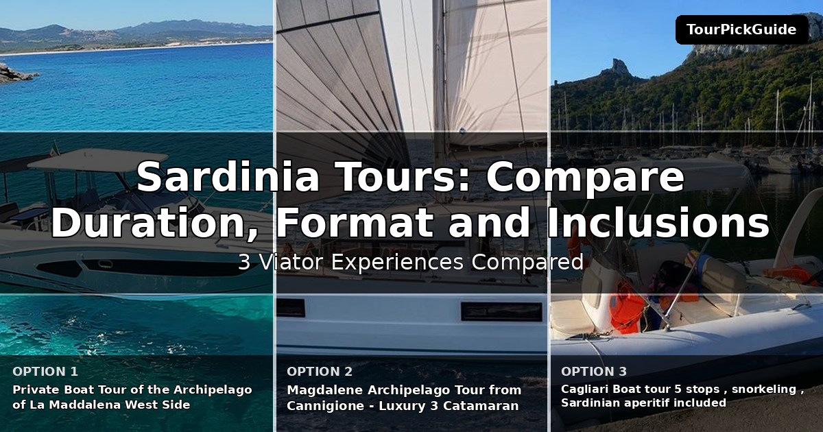 Sardinia tours – three Viator experiences compared
