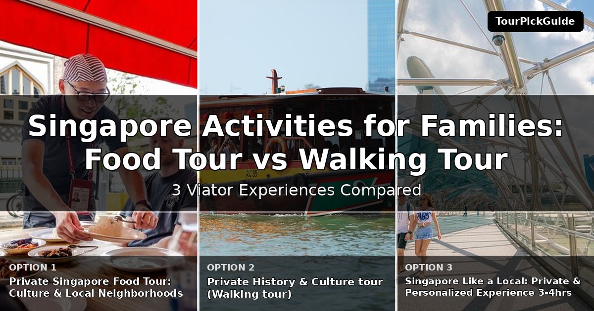 Singapore activities for families – three Viator experiences compared