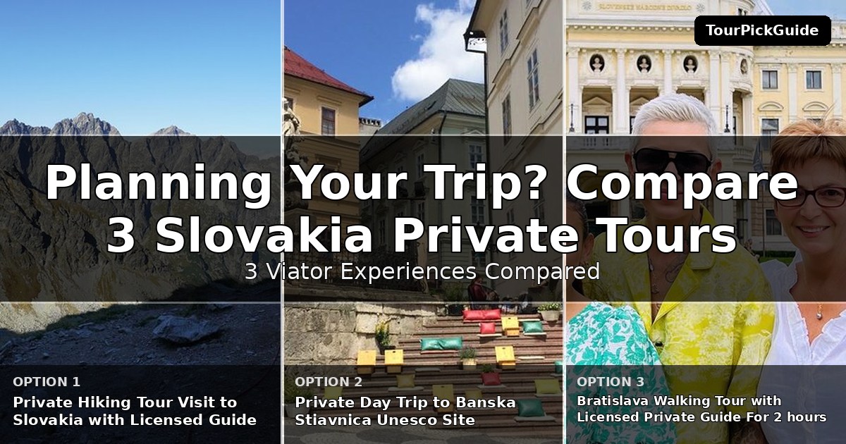 Slovakia private tours – three Viator experiences compared