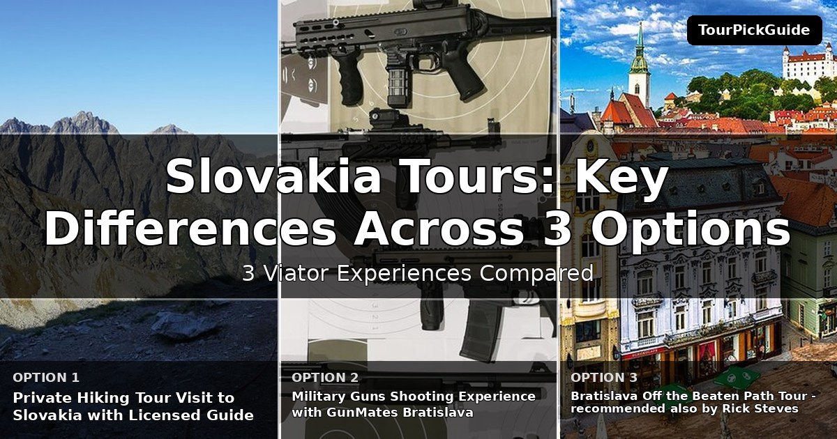 Slovakia tours – three Viator experiences compared
