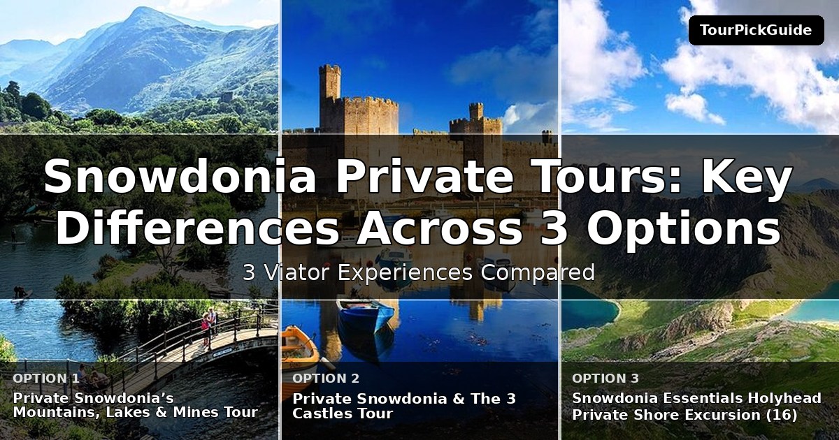 Snowdonia private tours – three Viator experiences compared