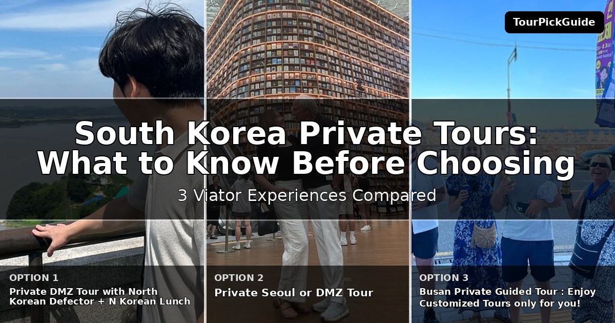 South Korea private tours – three Viator experiences compared
